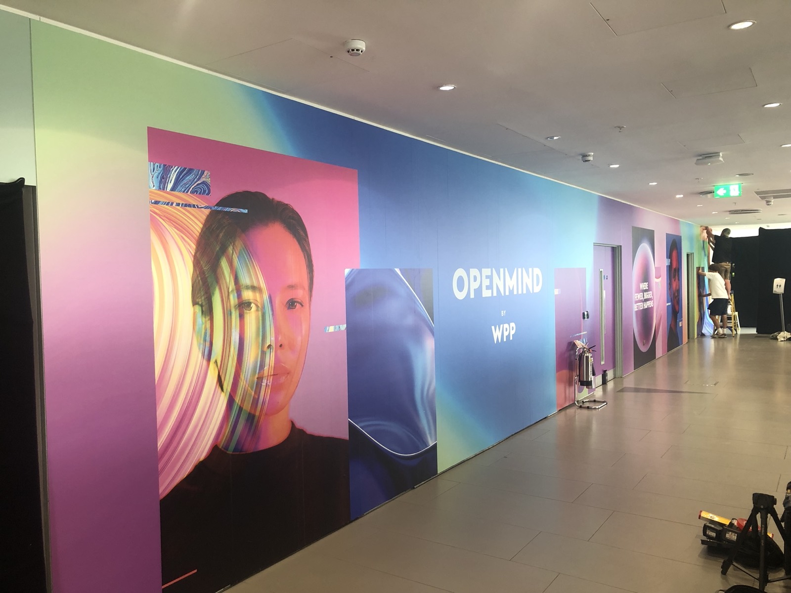 WPP - "OpenMind" event hoarding