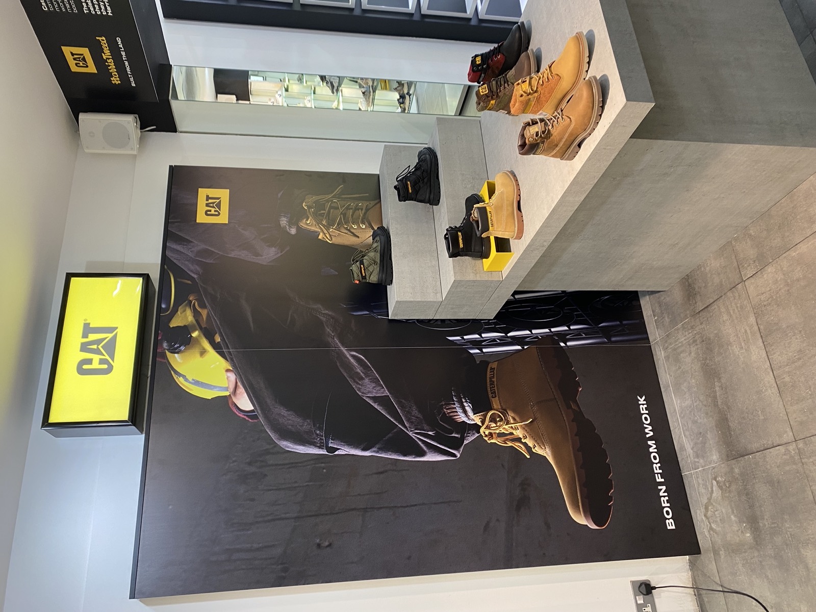 CAT Footwear - in-store POS display
