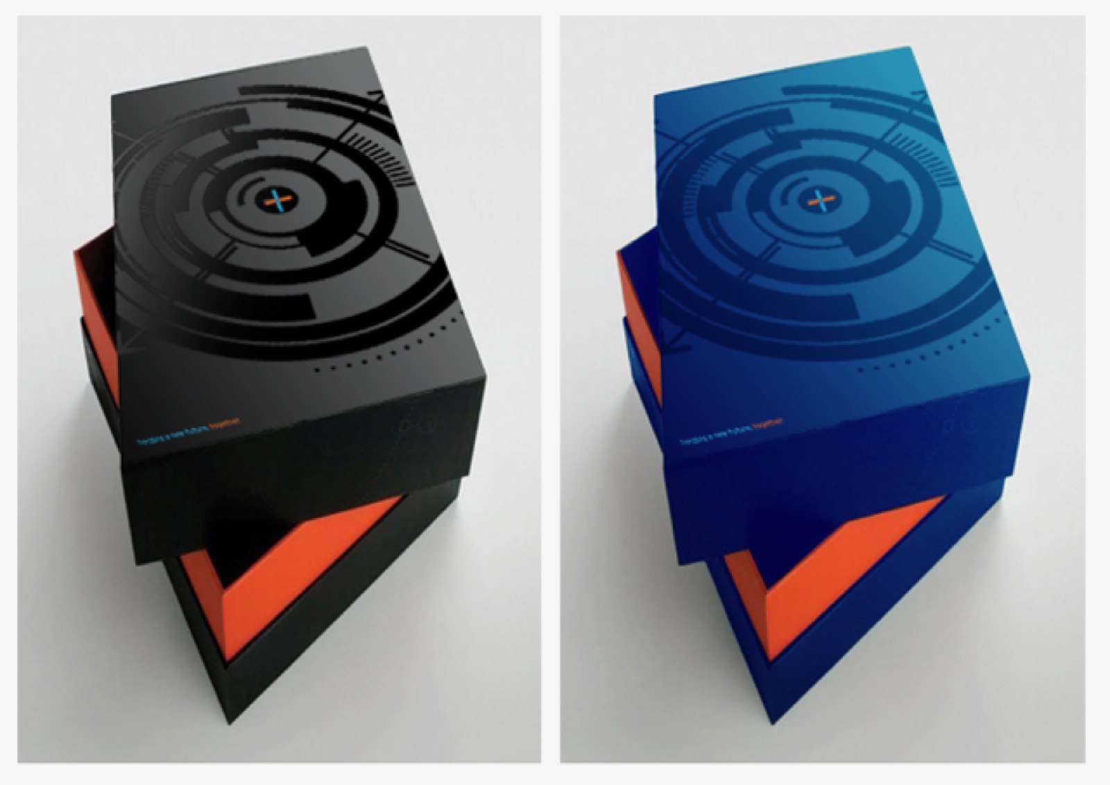 Packaging prototype - colourway options