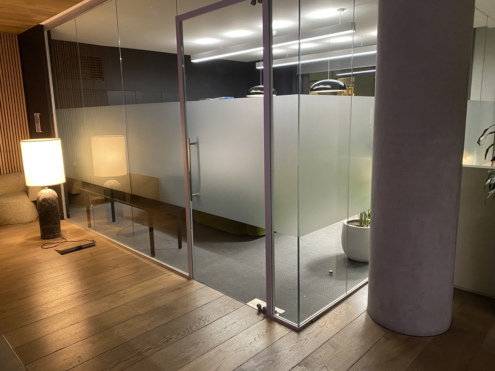 Frosted glass manifestation film