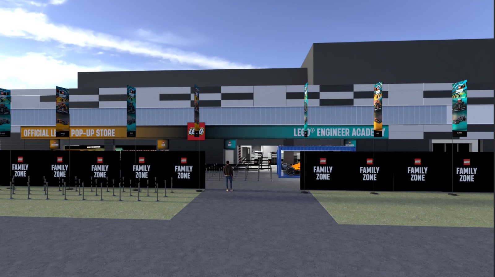 Event hoarding & signage concept