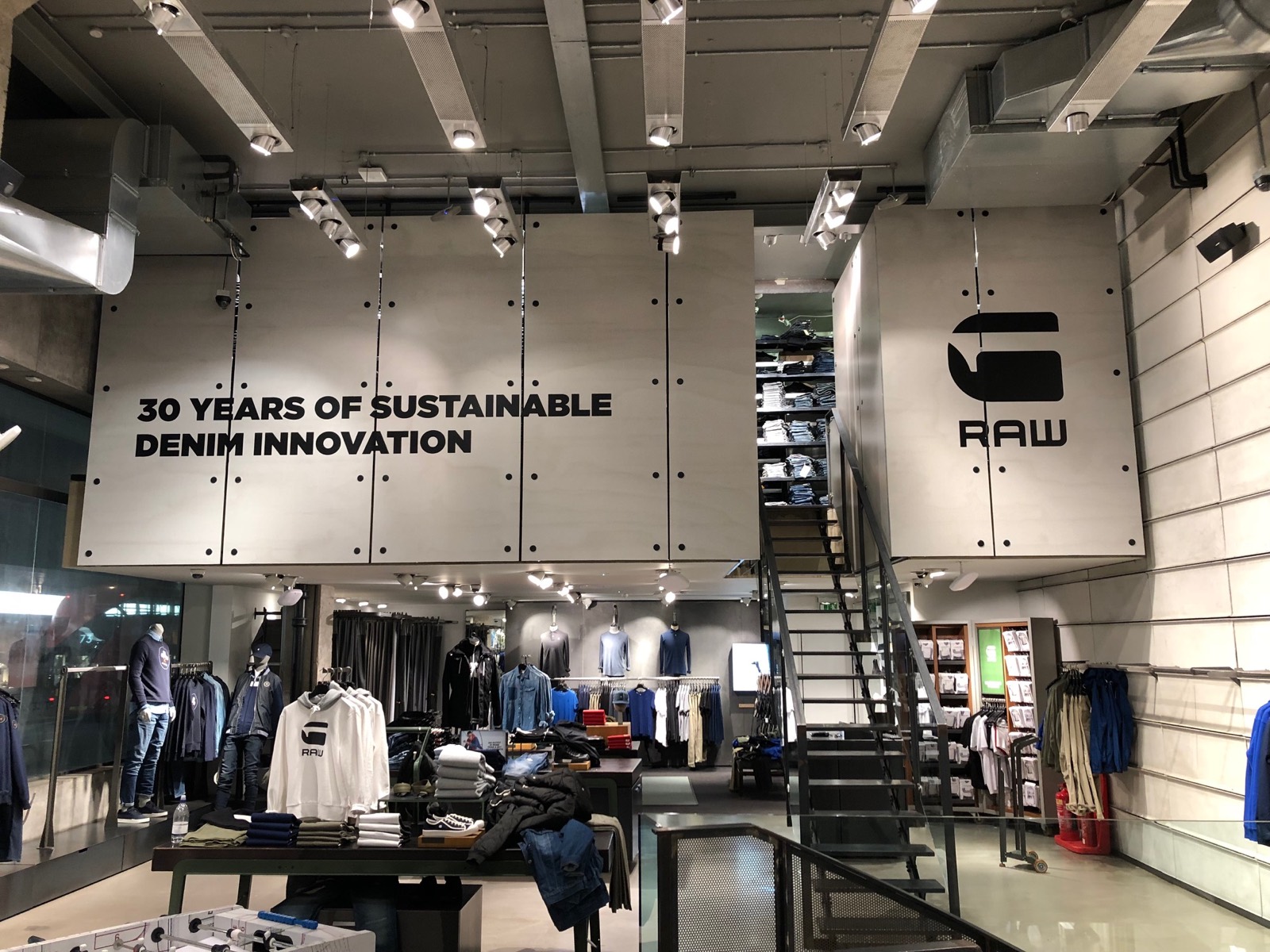 G-Star RAW - in-store wall graphics & signage